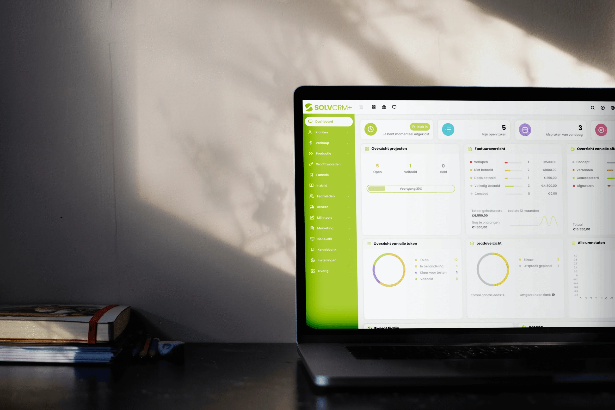 SolvCRM+ voor roi-calculator voor groothandels